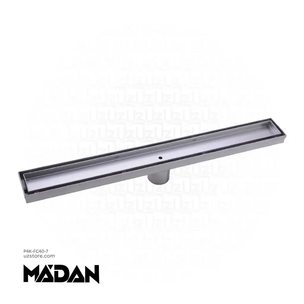 MADAN Stainless Steel Linear Floor Drain Ceramic 400x70 MM FC 40-7