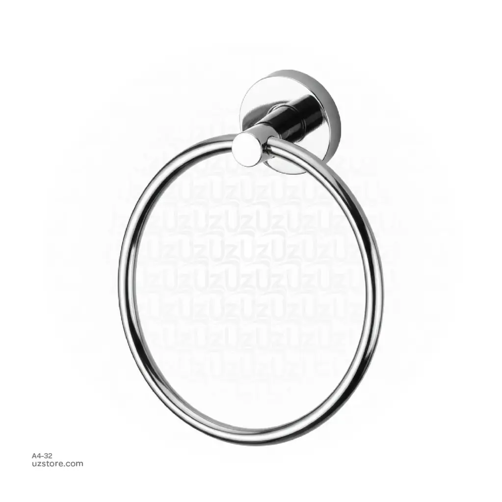 Chromed Towel ring Brass & stainless steel  