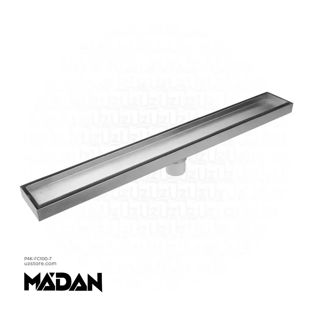 MADAN Stainless Steel Linear Floor Drain Ceramic 1000 x 70 MM 1 Meter FC 100-7