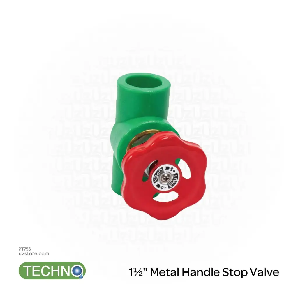 1½" Metal Handle Stop Valve ( Techno )