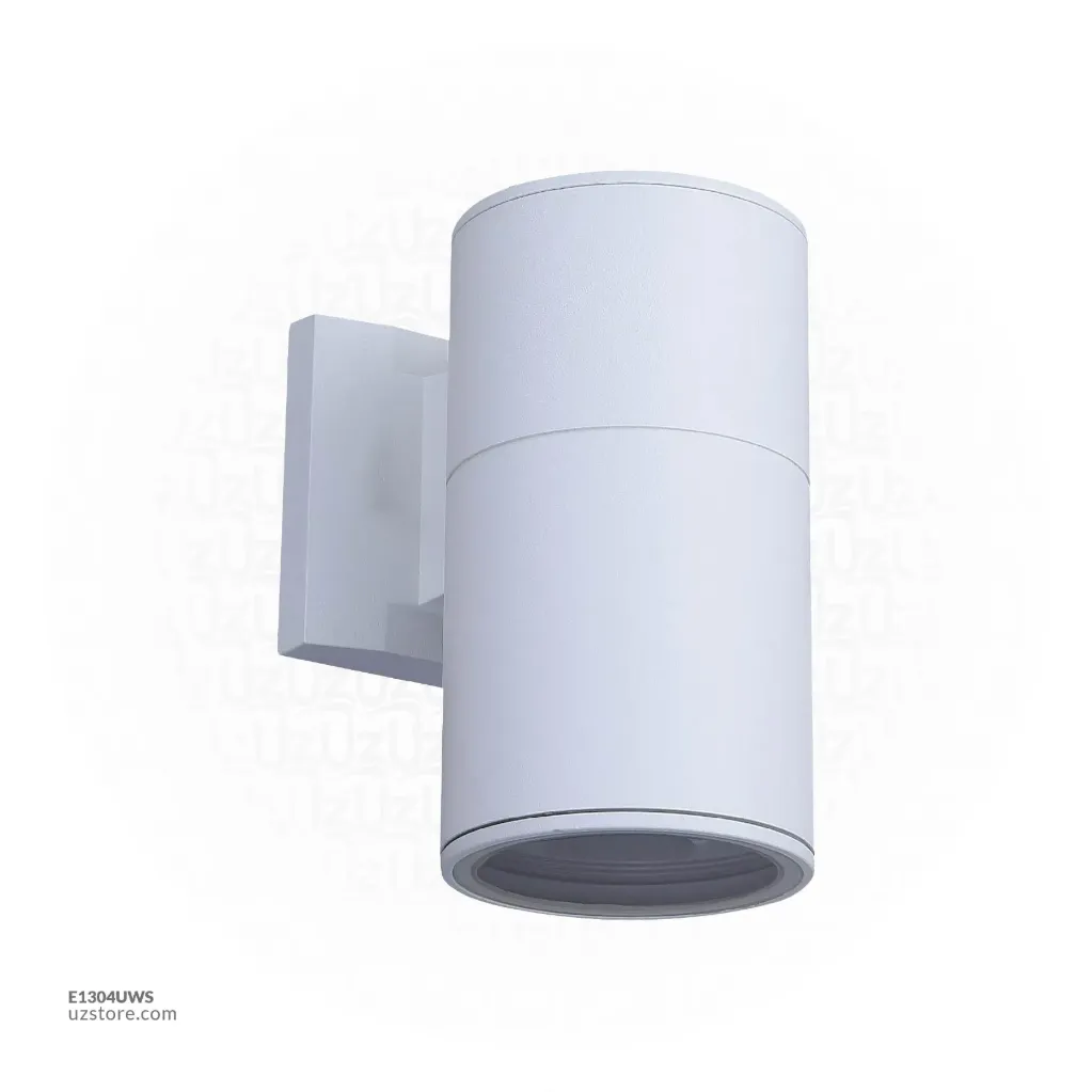 KNVIX - Wall Outdoor Light - GU10, 65×112×125mm, Aluminum+Glass, white 044-1/65 GU10