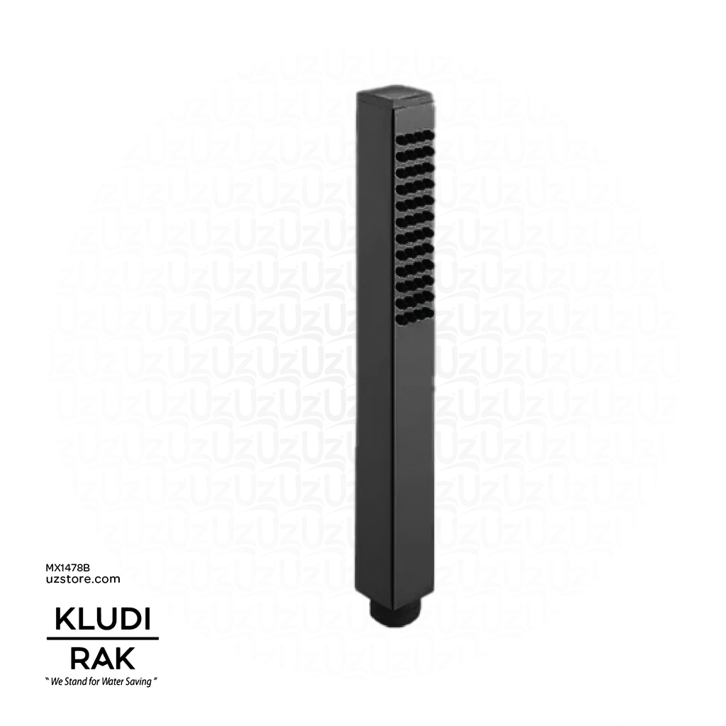 KLUDI RAK Bath Shower Set 1S, Black Hand Shower D 15
 RAK62012.BK1