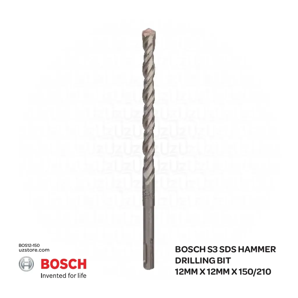 BOSCH S3 SDS Hammer Drilling Bit 12mm x