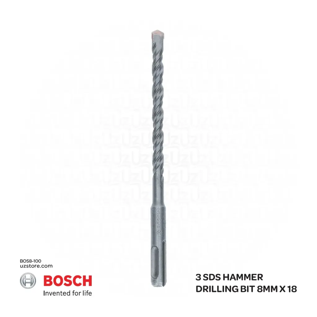 BOSCH S3 SDS Hammer Drilling Bit 8mm x 1