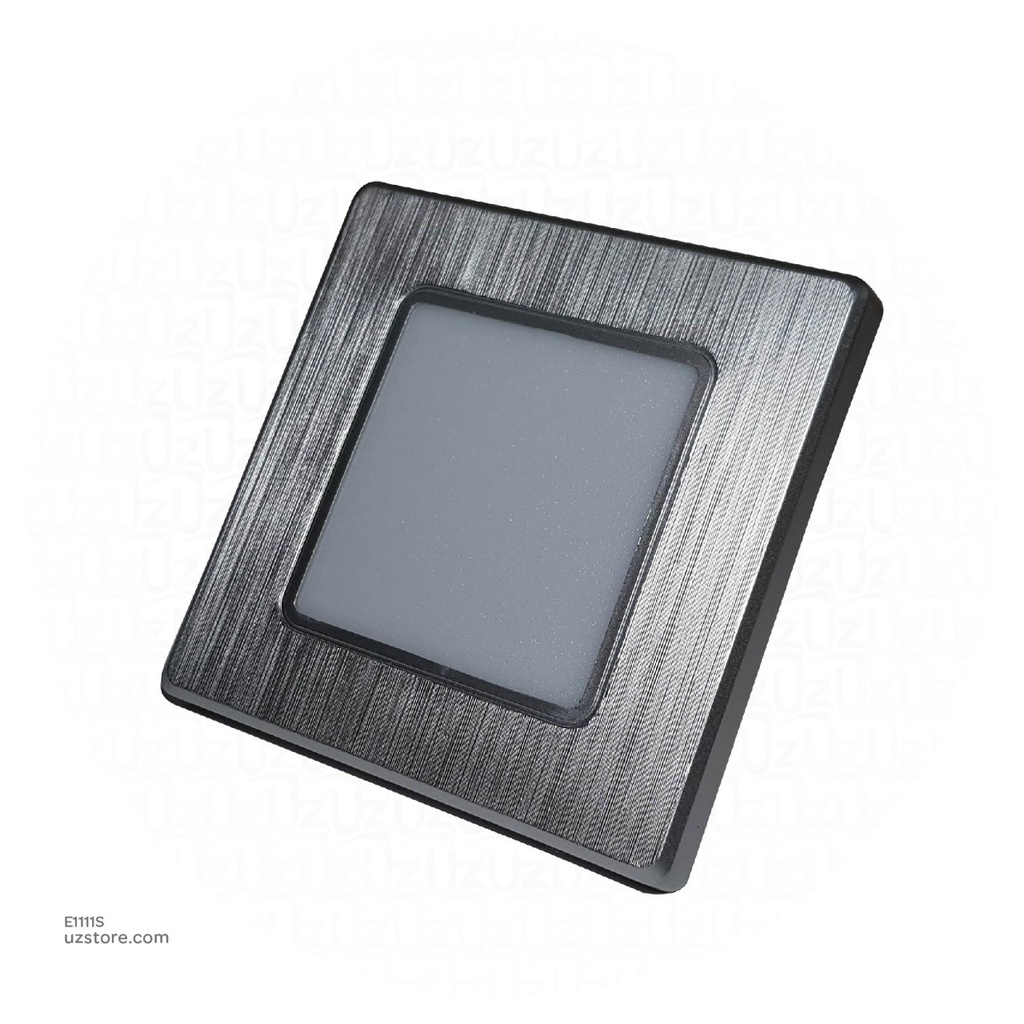 مصباح Led 3*3 فضي