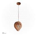 Woody Ceiling  Light - Heart OGS-WL11 (P)