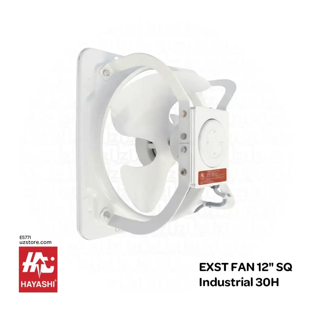 Hayashi EXST FAN 12" SQ Industrial 30H