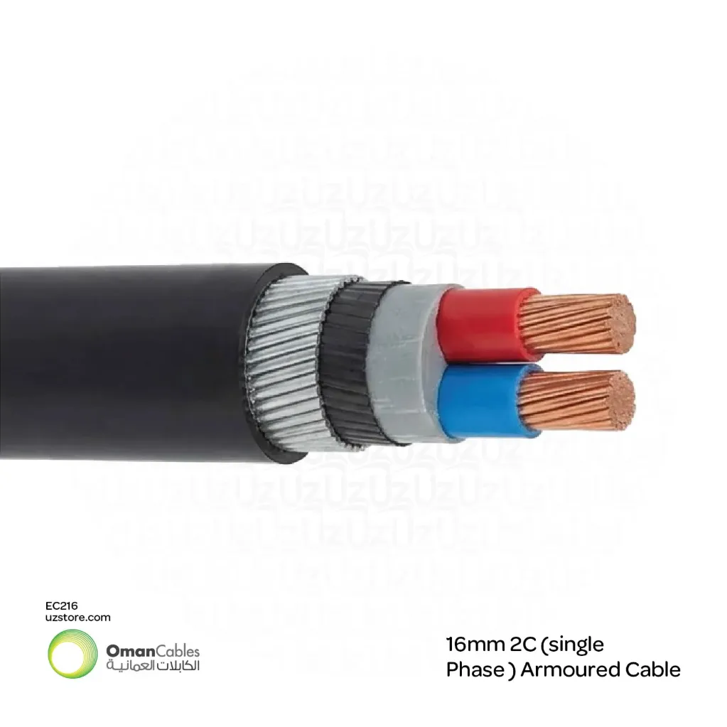 16mm 2C (single Phase ) Armoured Cable