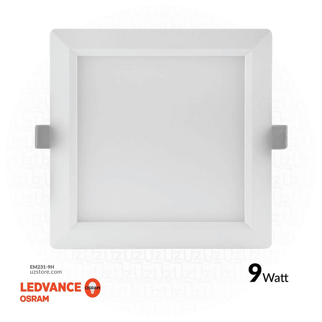 OSRAM LED SLIM PANEL DOWN LIGHT SQUARE 4" 9W Half white 4000K