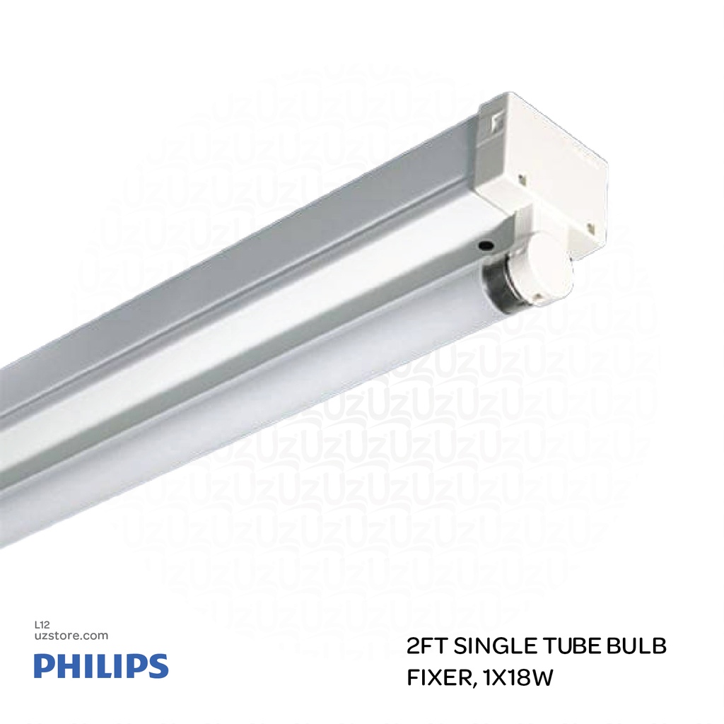 PHILIPS 2Ft Single Tube Bulb Fixer, 1x18W 