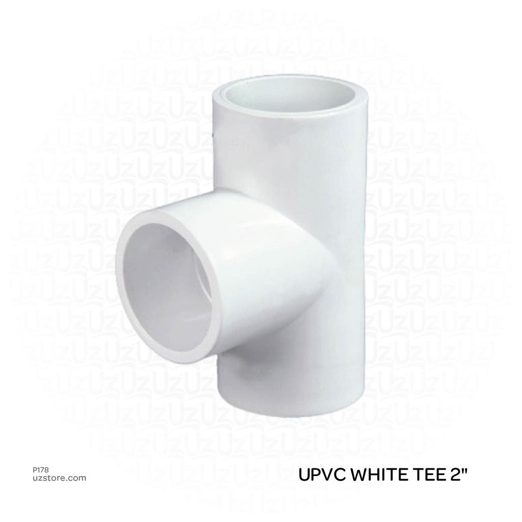 2" UPVC WHITE TEE