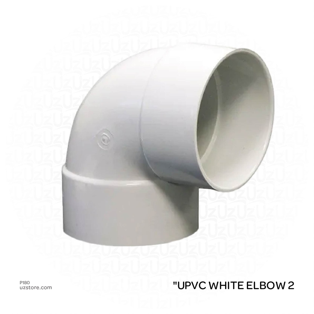 2" UPVC WHITE ELBOW