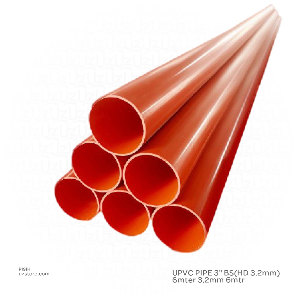 UPVC PIPE 3" BS(HD 3.2mm) 6mter
