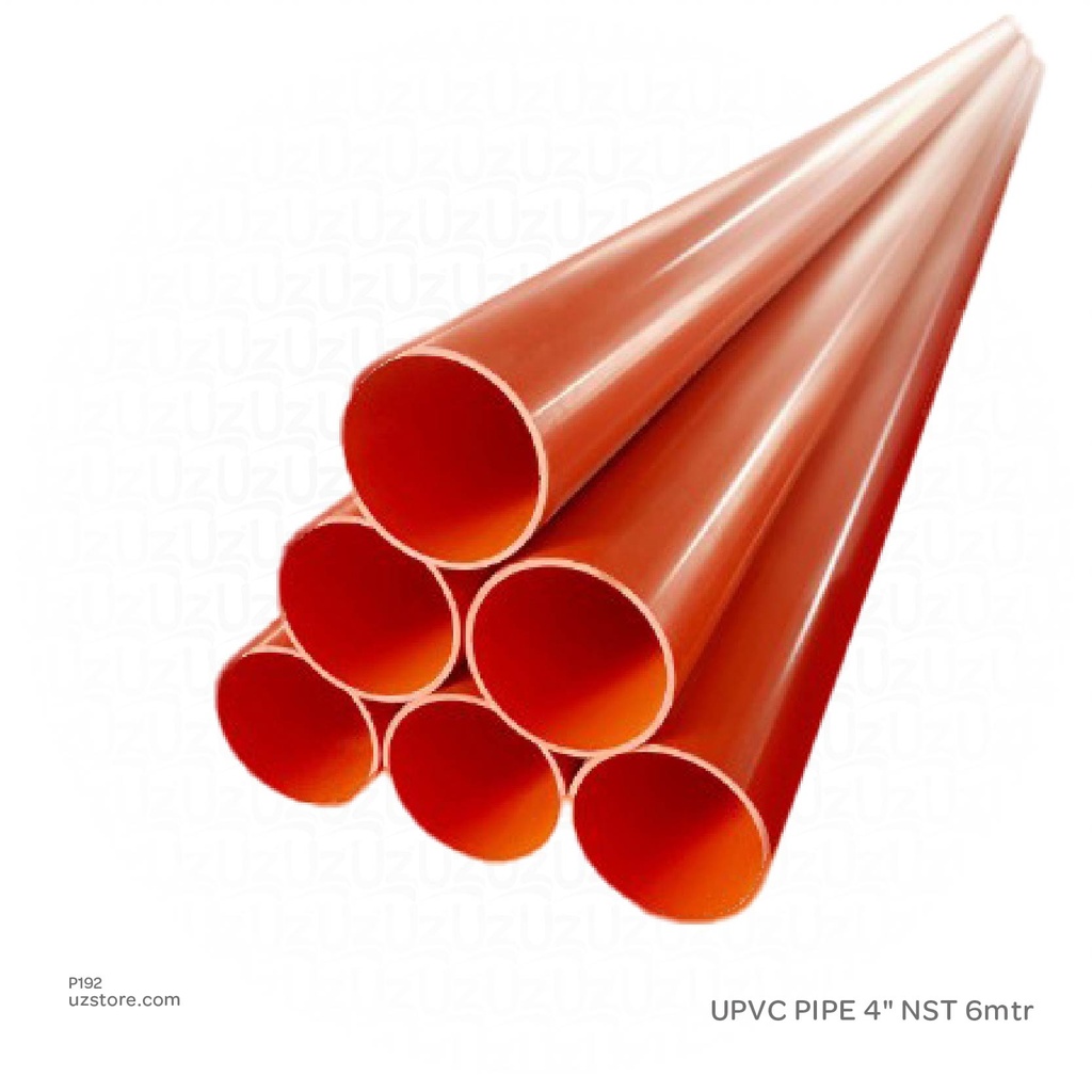 UPVC PIPE 4" NST 6mtr