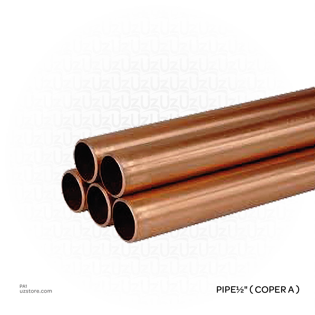 ½" Compression Copper Pipe