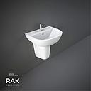 RAK-Compact Wash Basin With Half Pedestal CO0801AWHA-CO0401AWHA