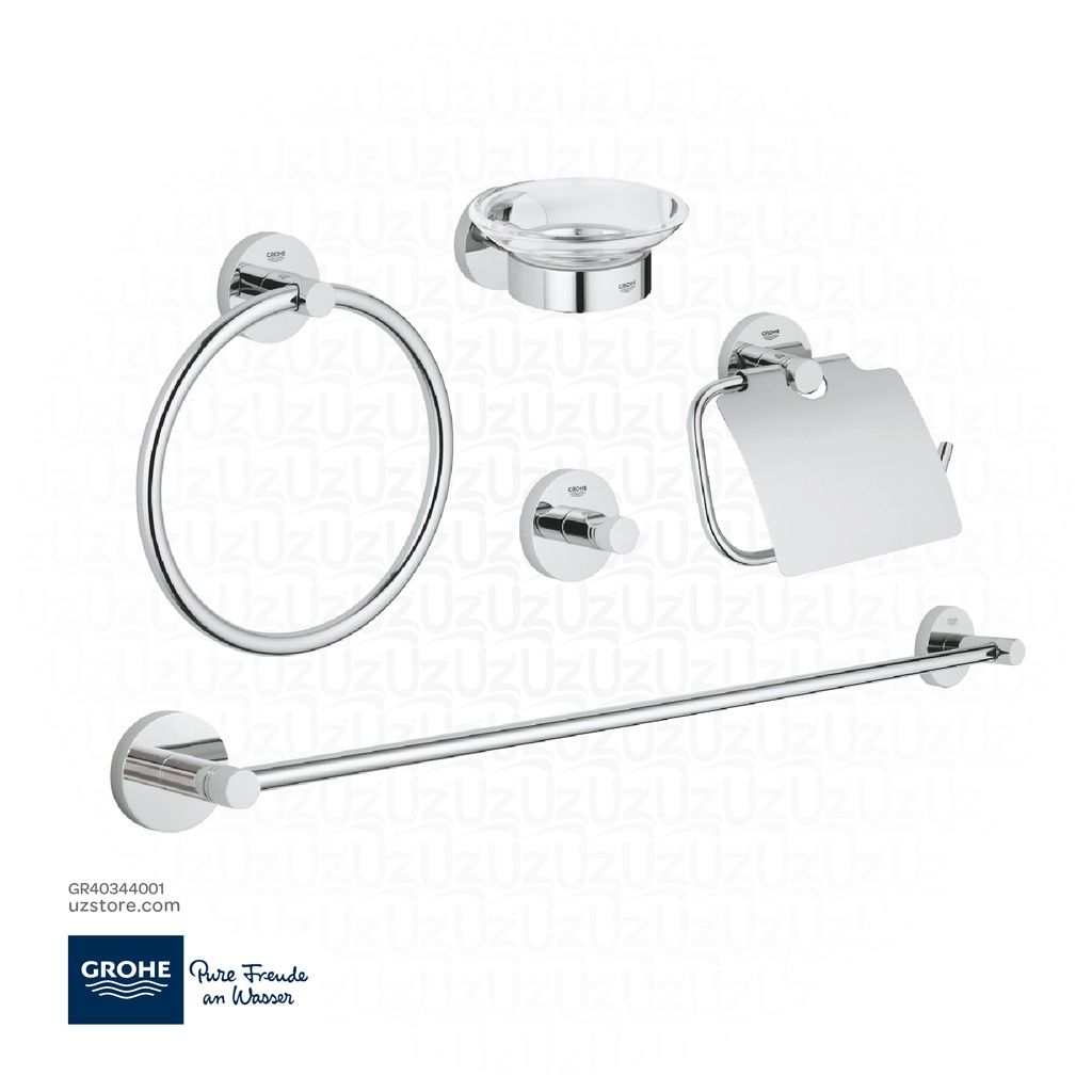 GROHE Essentials Master bathroom accessories set 5-in-1 , 40344001 , chrome