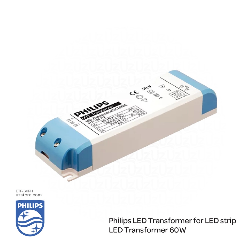 PHILIPS Transformer For LED Strip 24VDC 60W  9137100331