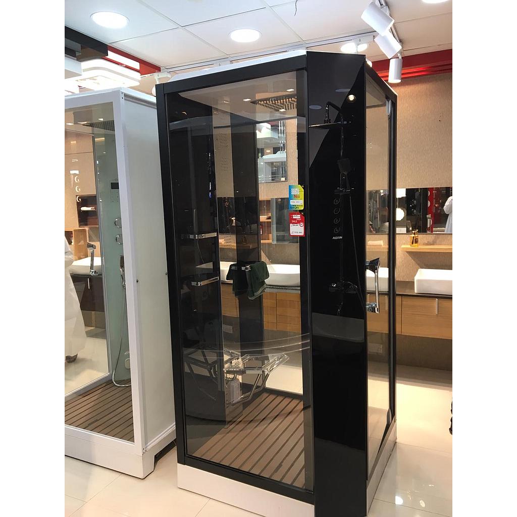 غرفة استحمام مع جاكوزي وبخار W-10 (1100×1100×2200)