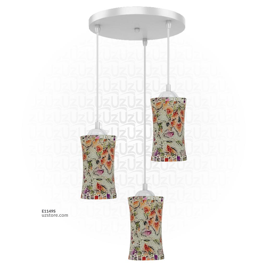Trible Ceiling  Mosaic Glass Light