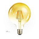 Clear LED Filament lamp G125-10 Wires-WW