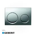 Geberit Actuator plate Alpha 15 for duel flush: bright chrome plated GB115.040.21.5