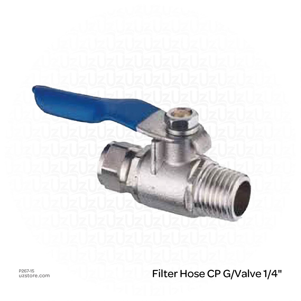 [P267-15] خرطوم الفلتر مع صمام CP G/حجم 1/4 بوصات