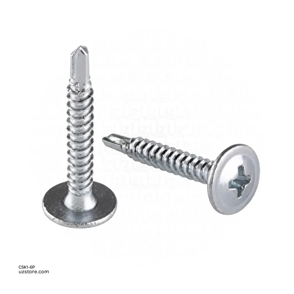 [CSK1-6P] Self Drilling Srew 6*1" CSK Phillips Head PCS