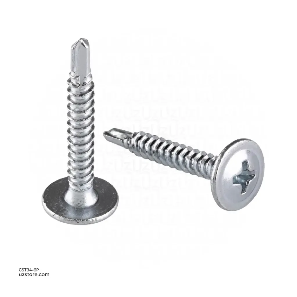 [CST34-6P] Self Drilling Srew 6*3/4" Wafer HEAD PCS