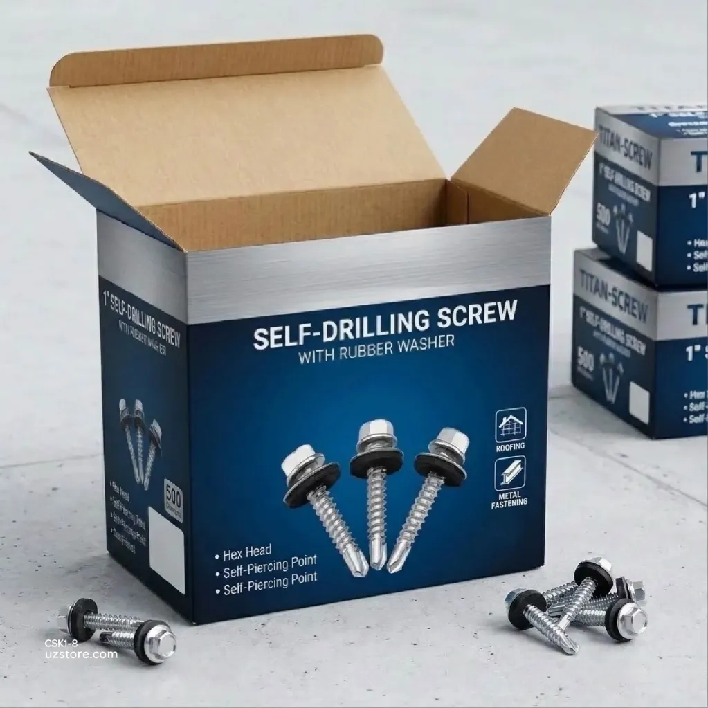 [CSK1-8] Self Drilling Srew 8*1" CSK Phillips Head