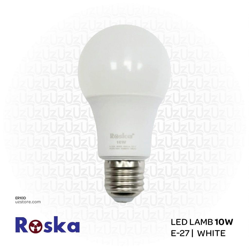 ROSKA 10W E-27 LED Lamp WHITE