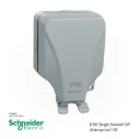 Schneider IP66 Single Socket 13A Waterproof HD (MURWP3010N_GY)