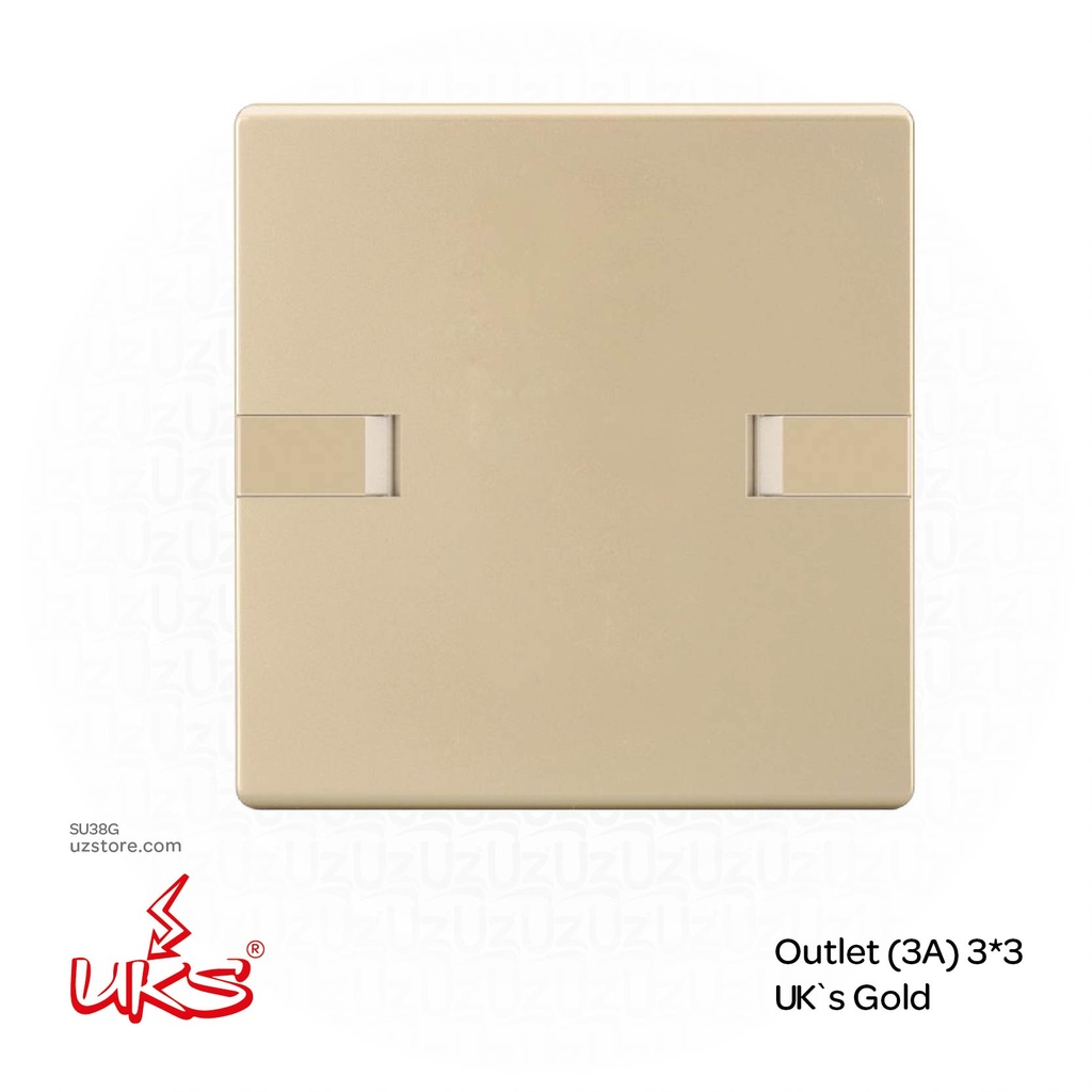 سويك مخرج 3A 3*3 UK`s Gold