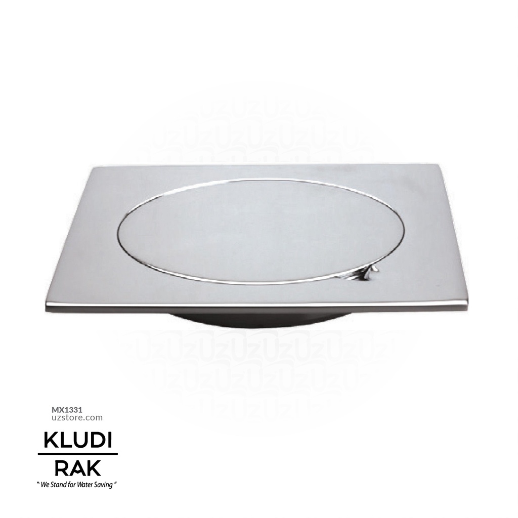 [MX1331] KLUDI RAK Brass Chrome Floor Drain (150 X 150 MM) RAK22023