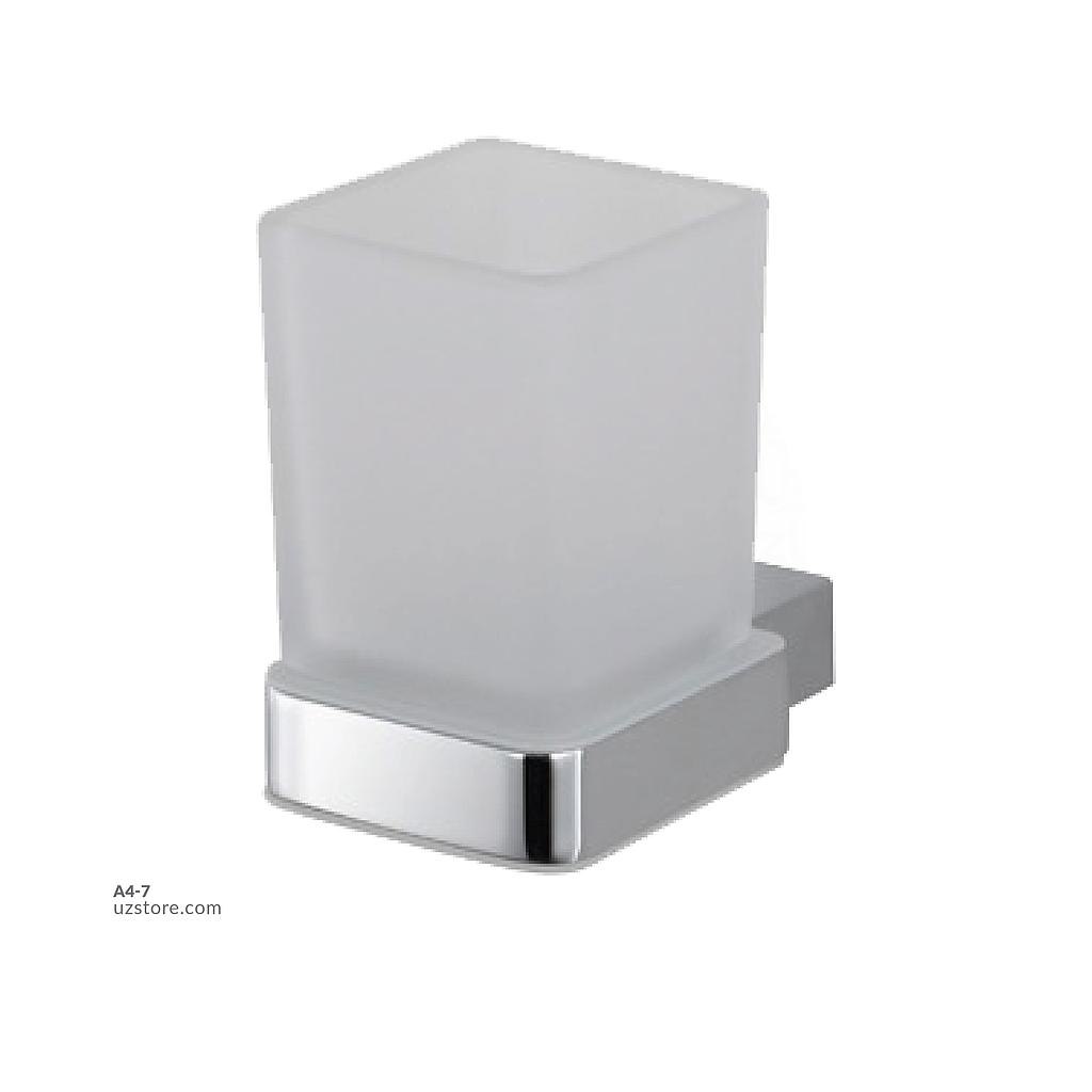 Chromed Tumbler holder Brass & stainless steel