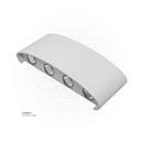 LED Outdoor Wall light 036  8*3W WW Silver  AC85V-265V 