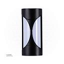LED Outdoor Wall LIGHT W22 12W WW BLACK AC85V-265V