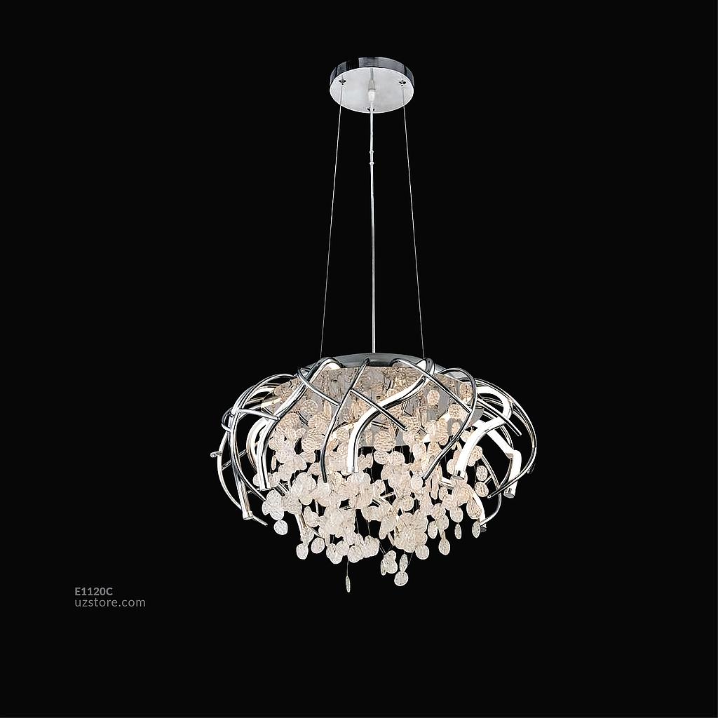 LED Hanging Light 860627/8+5P WW Chrome AC165-265V 