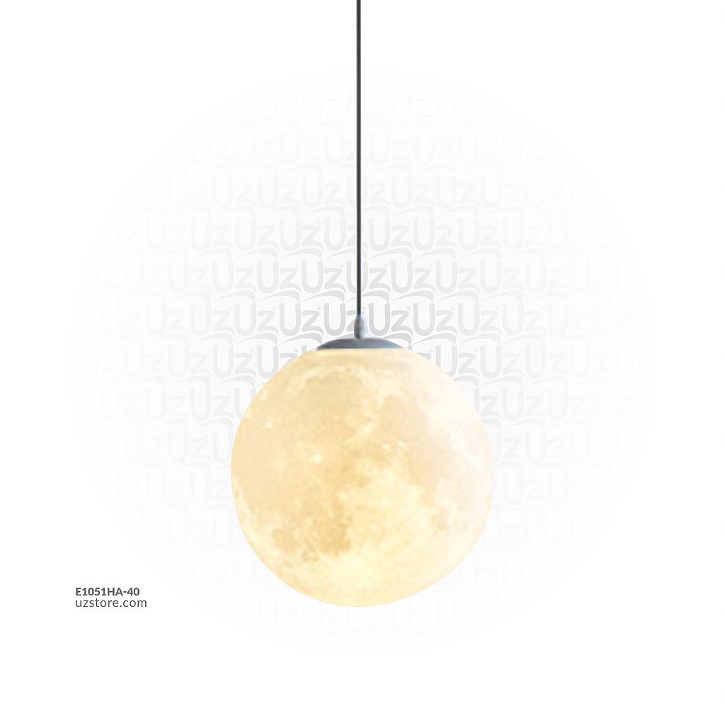 White Moon Pendant Light 40CM E27 DH057