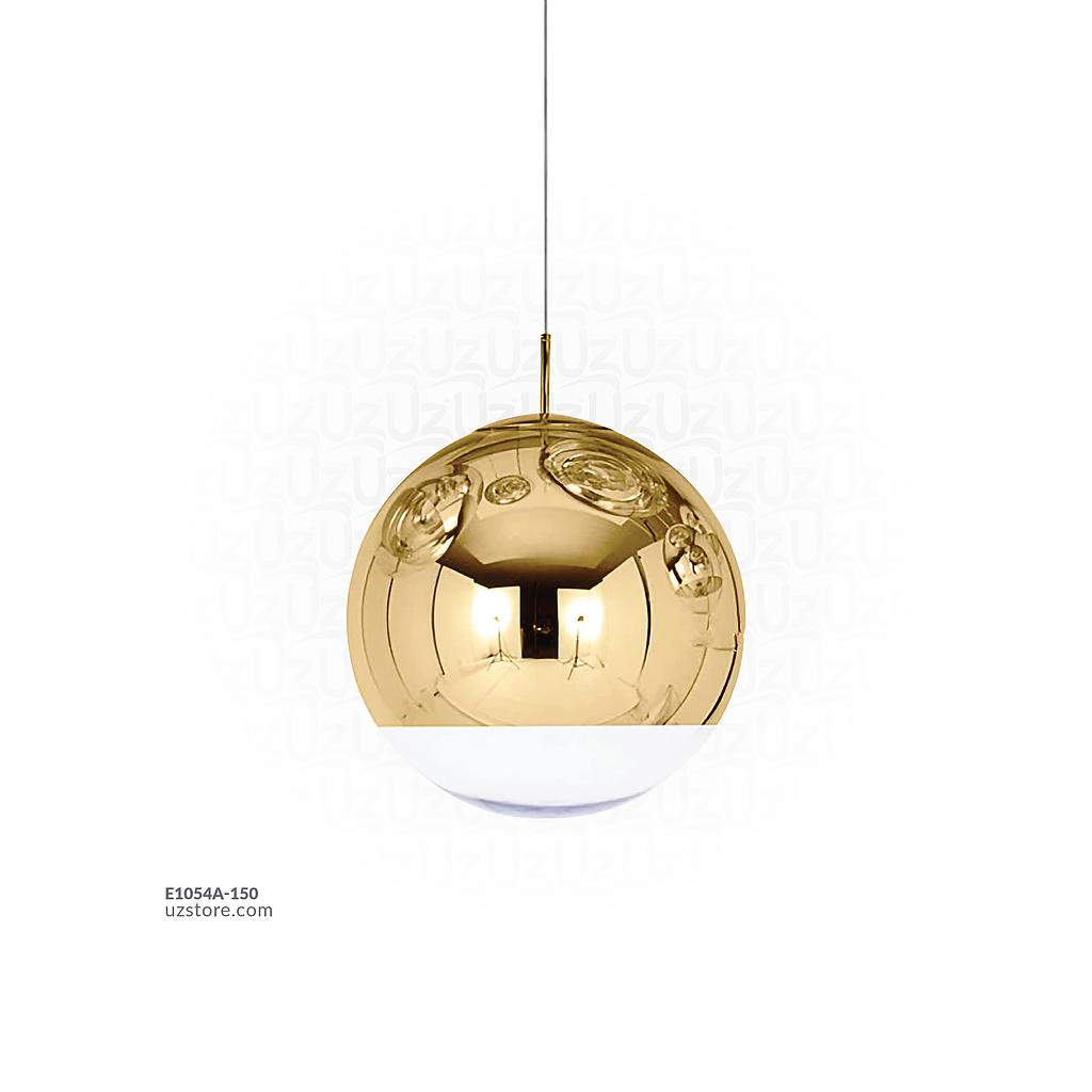 Gold Spherical Pendant Light MD1238-150 D150