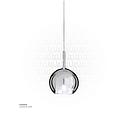 Smoky grey Glass Pendant Light MD3227-130 D130