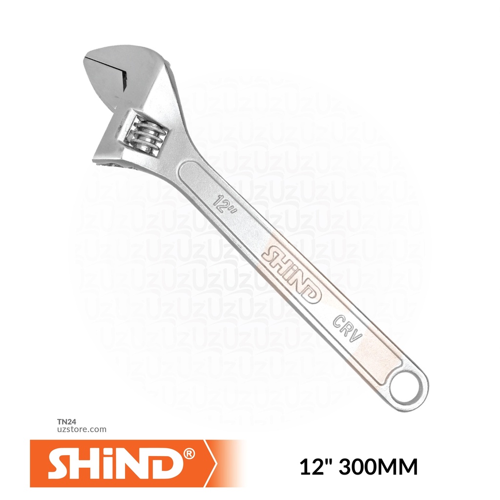 Shind - 12"300MM adjustable wrench with light handle 94138