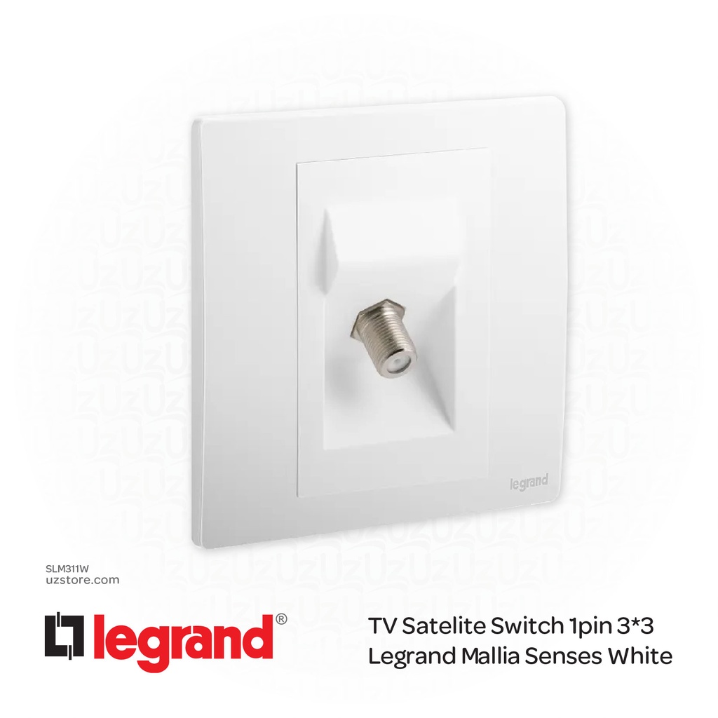TV Satelite Switch 1pin 3*3 Legrand Mallia White