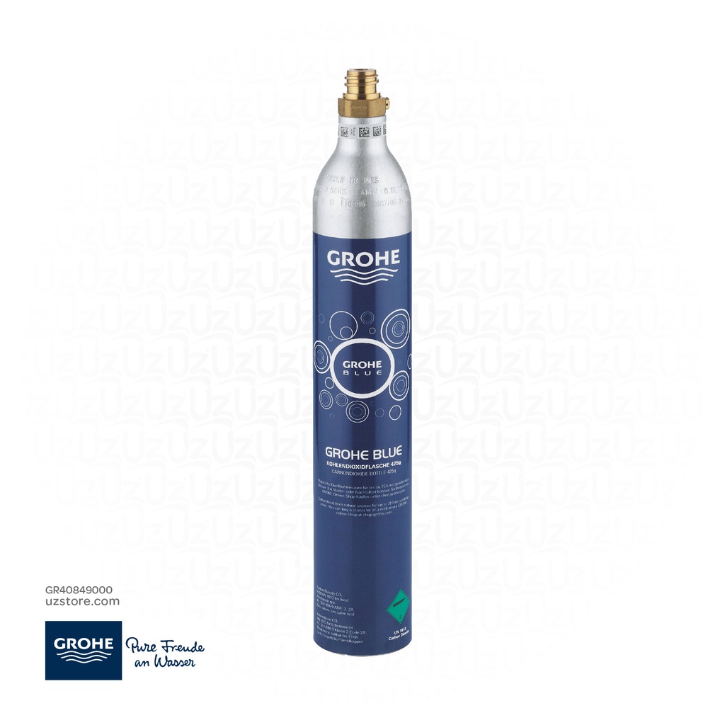 GROHE GROHE Blue 425 g CO<sub>2</sub> bottle , empty , 40849000 , chrome