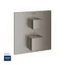 GROHE Grohtherm Cube Safety shower mixer for 2 outlets with integrated shut off/diverter valve , 24154AL0 , brushed hard graphite