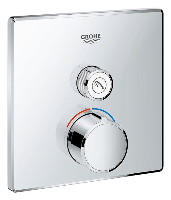GROHE SmartControl Concealed mixer with one valve , 29147000 , chrome