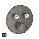 GROHE Grohtherm SmartControl Safety mixer for concealed installation with 2 valves , 29119AL0 , brushed hard graphite
