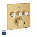 GROHE Grohtherm SmartControl Safety mixer for concealed installation with 3 valves , 29126GN0 , brushed cool sunrise
