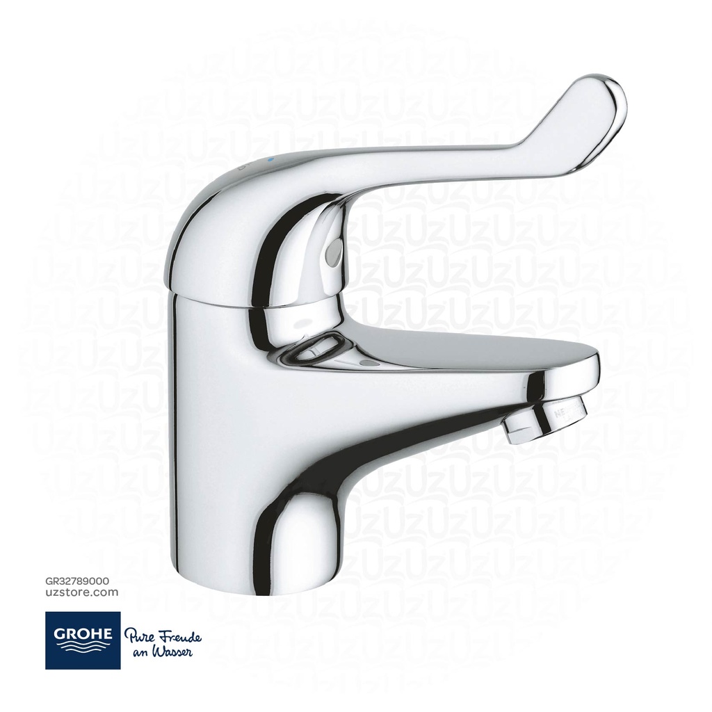 GROHE Euroeco Single Sequential Single-lever safety basin mixer 1/2"
 , 32789000 , chrome