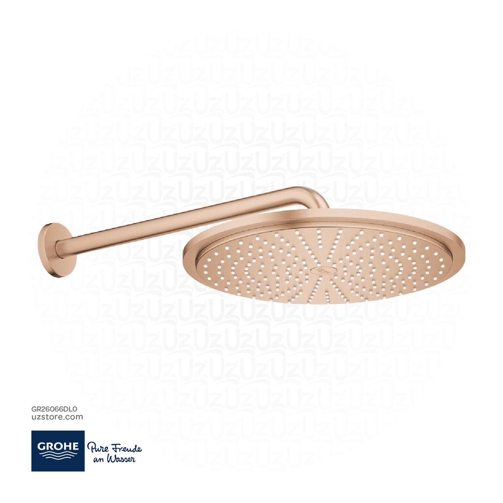 GROHE Rainshower Cosmopolitan 310 Head shower set 380 mm , 1 spray , 26066DL0 , brushed warm sunset